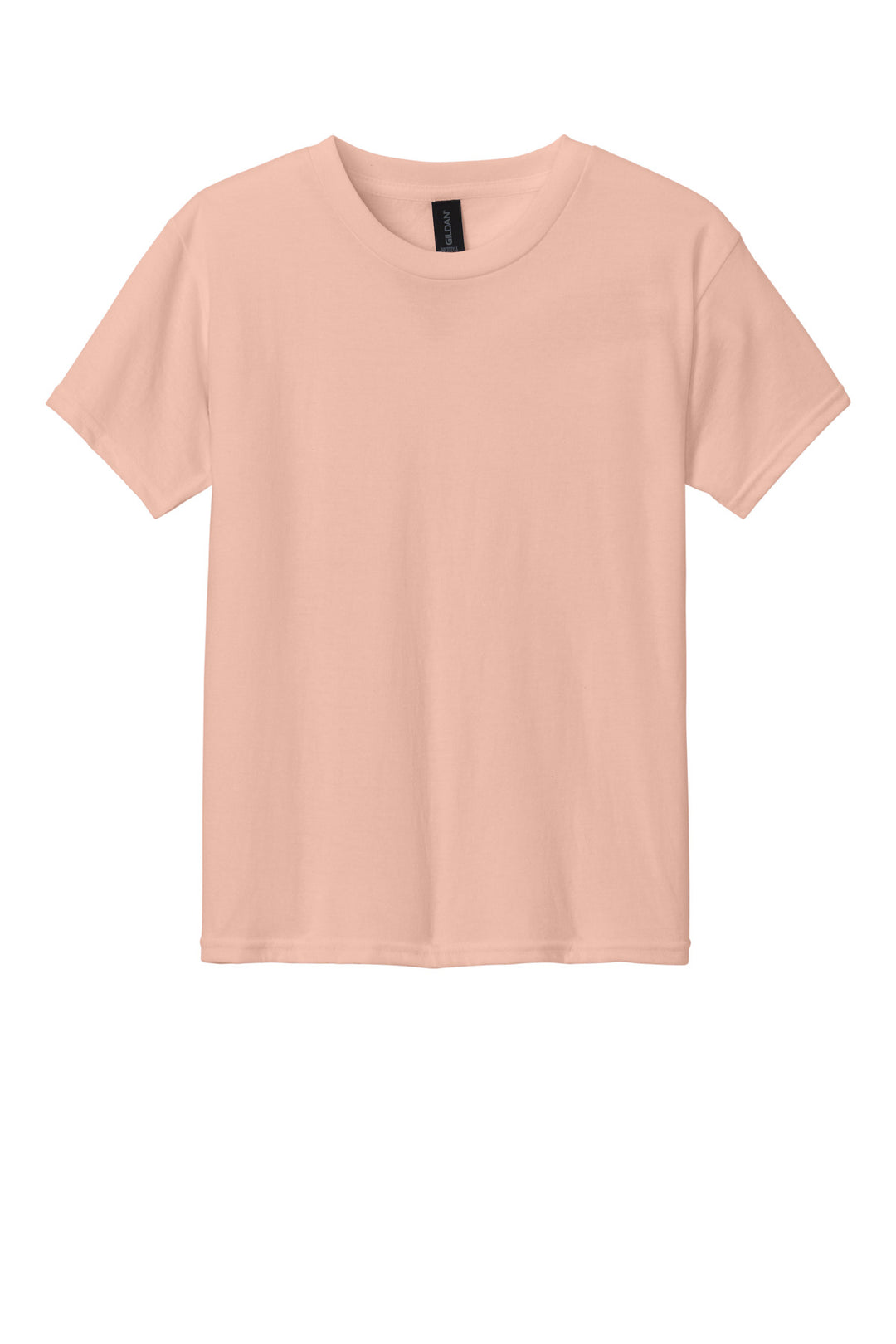 Front View of DustyRose Gildan Youth Softstyle CVC Tee 64000BCVC