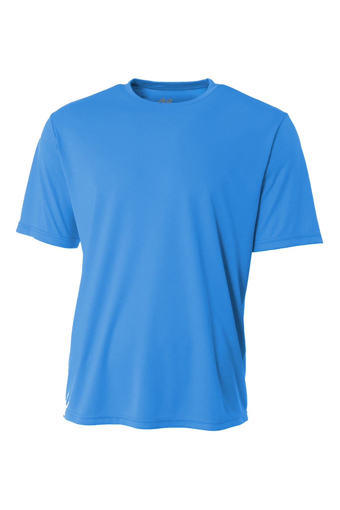 Front View of ElecBlue A4 Youth Cooling Performance Short Sleeve Tee A4NB3142