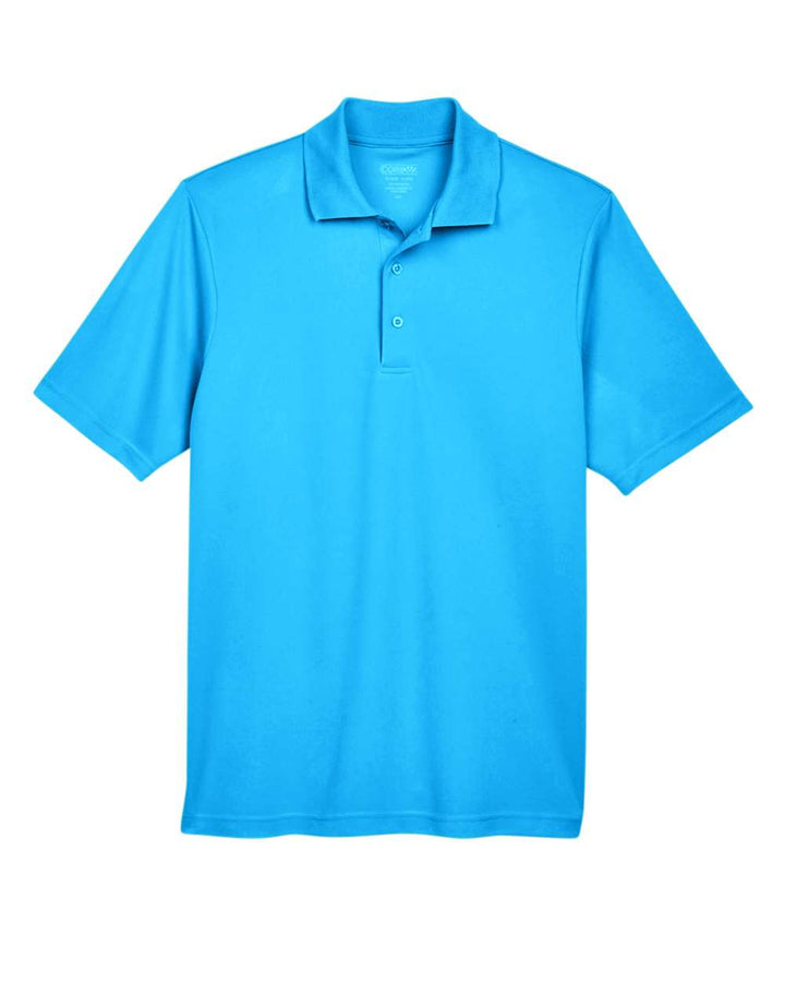 Front View of Electric Blue Men's Origin Performance Piqué Polo - 88181