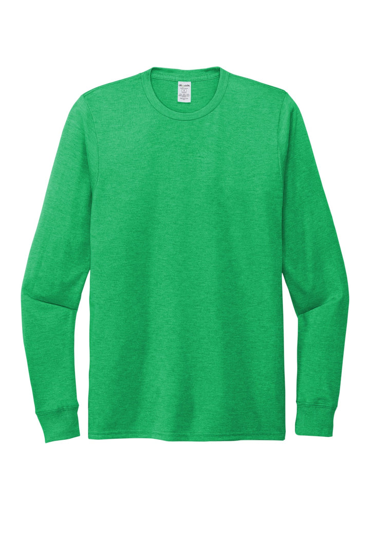 Front View of Enviro Green Allmade Unisex Tri-Blend Long Sleeve Tee AL6004