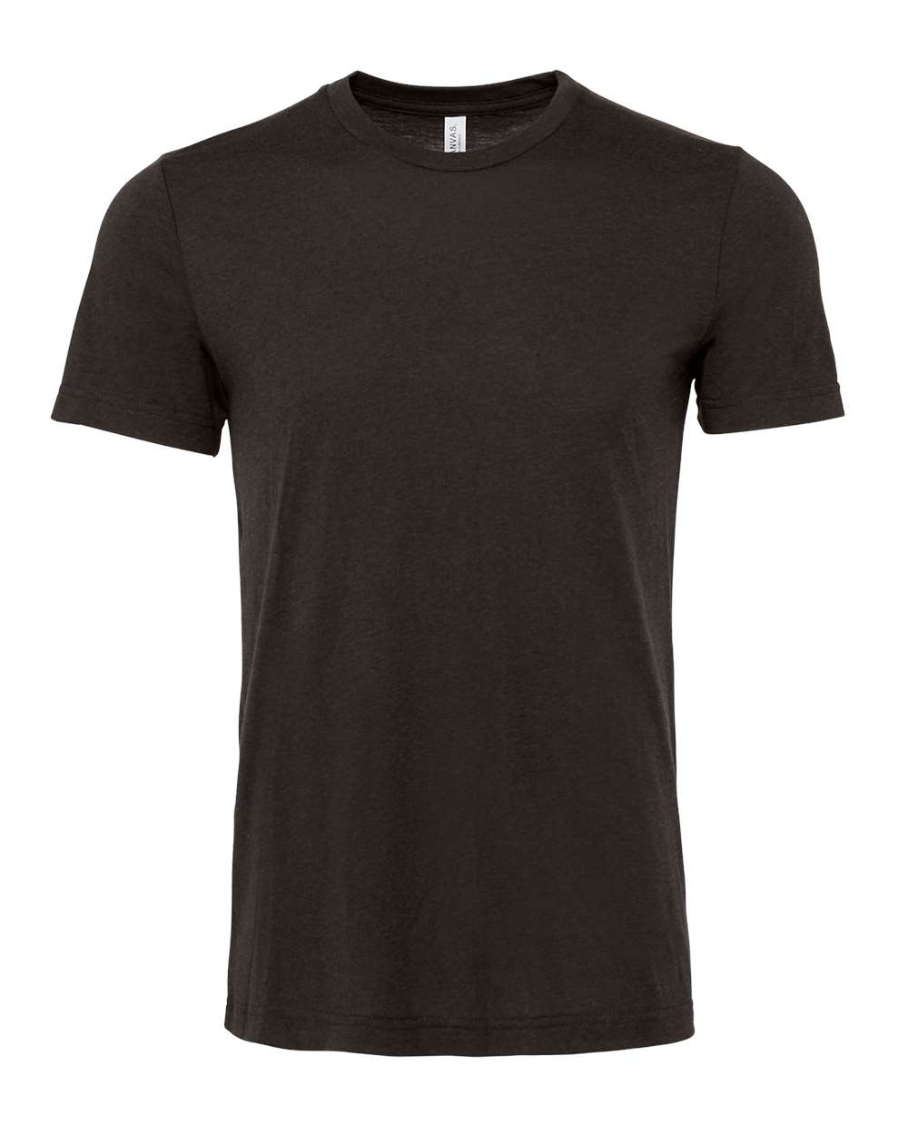 Front View of Espresso Triblend Triblend Tee - 3413