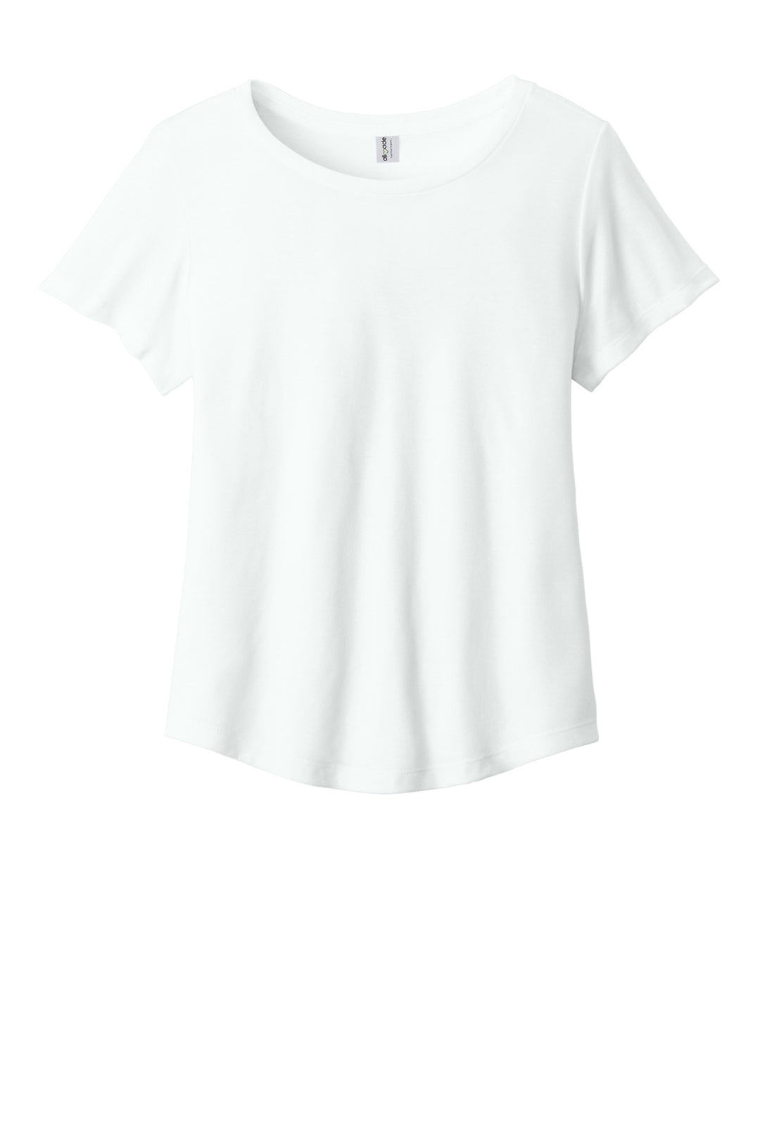 Front View of FairlyWht Allmade Women's Relaxed Tri-Blend Scoop Neck Tee AL2015