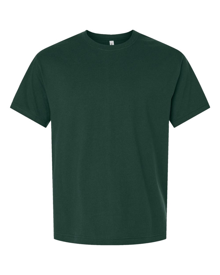 Front View of Forest 6 oz. Heavyweight Tee - 3010
