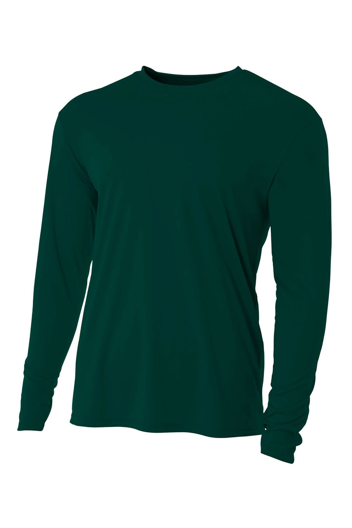 Front View of FOREST A4 Cooling Performance Long Sleeve Tee A4N3165