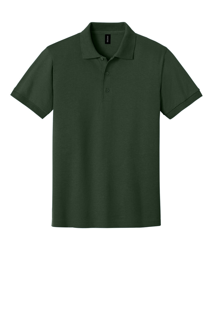 Front View of Forest Gildan - DryBlend 6-Ounce Jersey Knit Sport Shirt. 8800