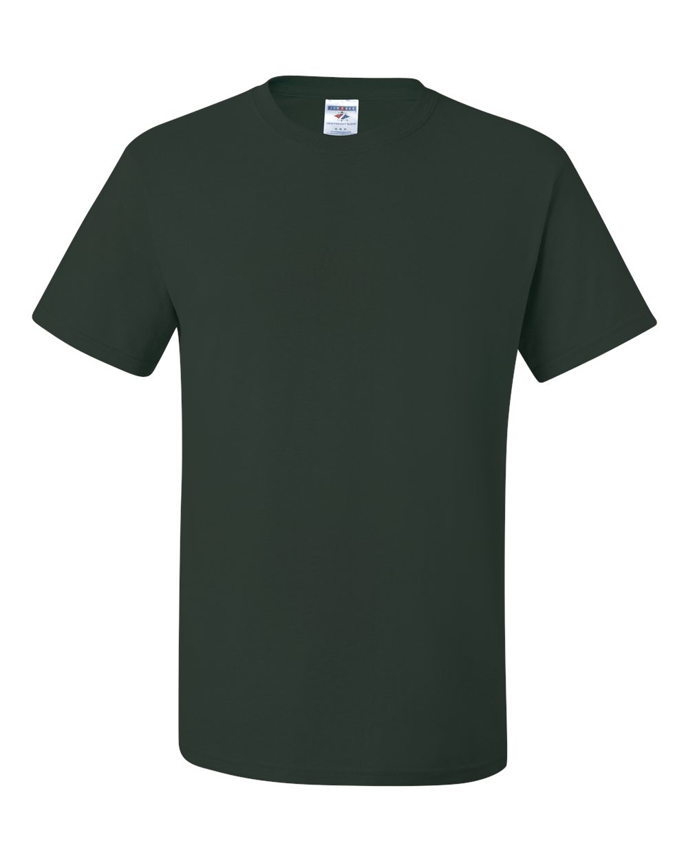 Front View of Forest Green Dri-Power® 50/50 T-Shirt - 29MR
