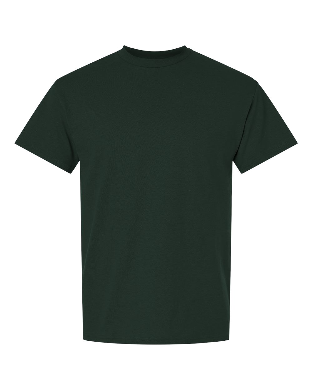 Front View of Forest Green DryBlend® T-Shirt - 8000