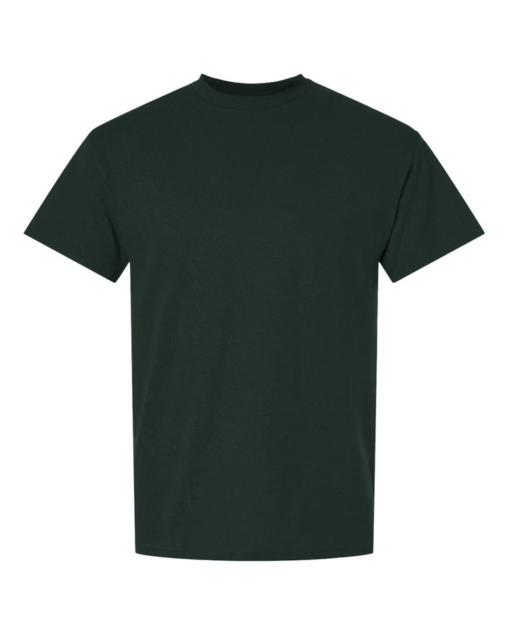 Front View of Forest Green DryBlend® T-Shirt - 8000
