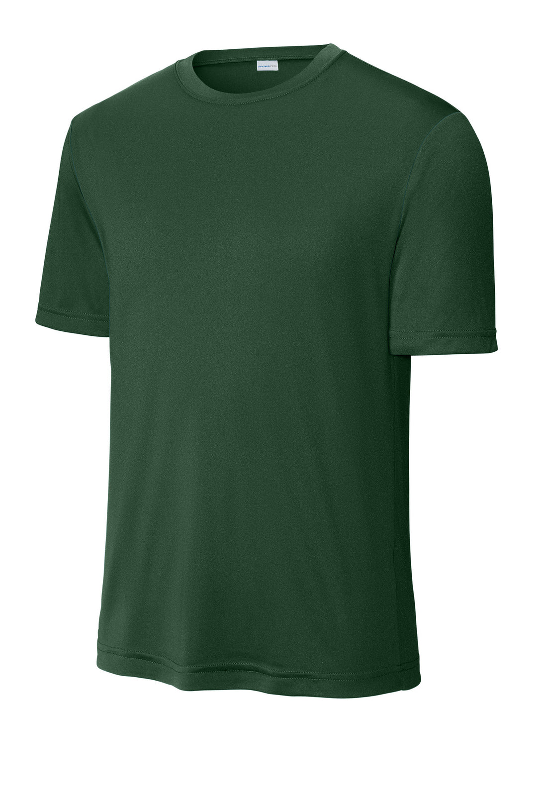 Front View of Forest Green Sport-Tek PosiCharge Competitor Tee. ST350