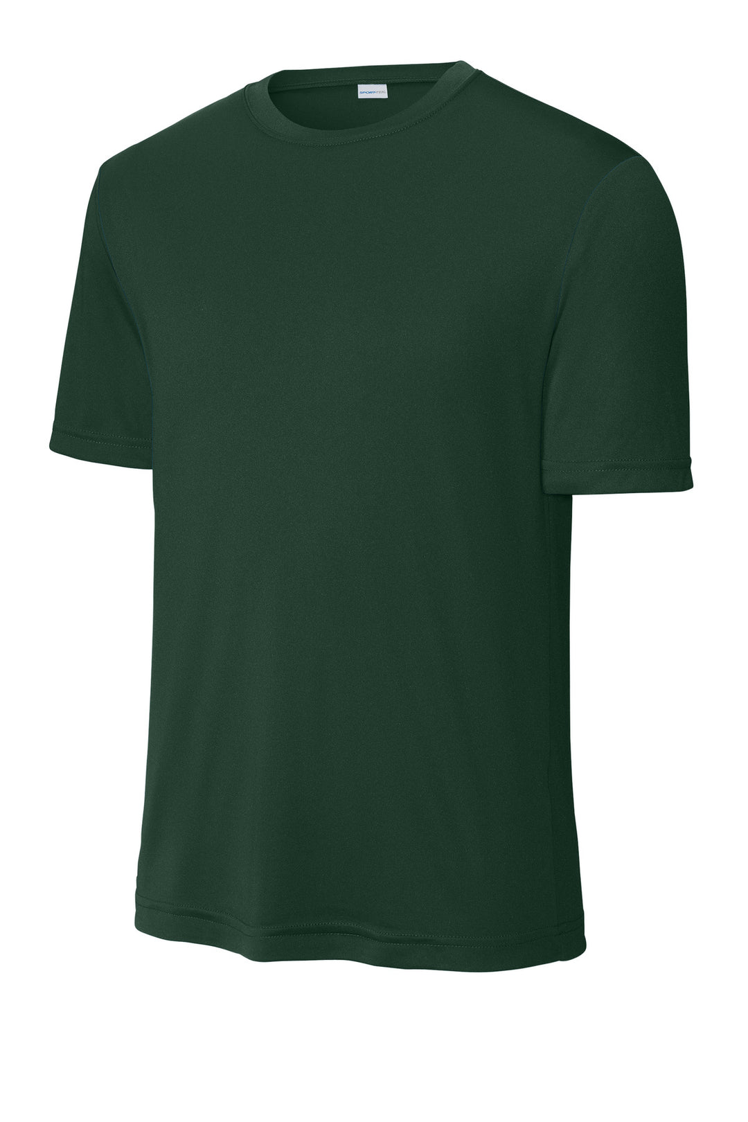 Front View of Forest Green Sport-Tek PosiCharge Competitor Tee. ST350