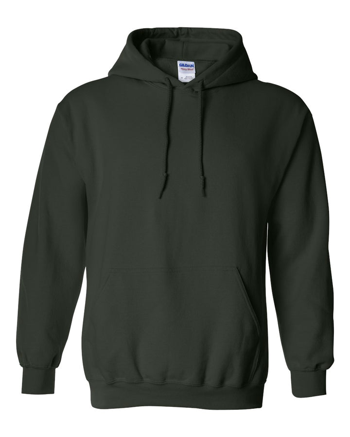 Front View of Forest Heavy Blend™ Hooded Sweatshirt - 18500