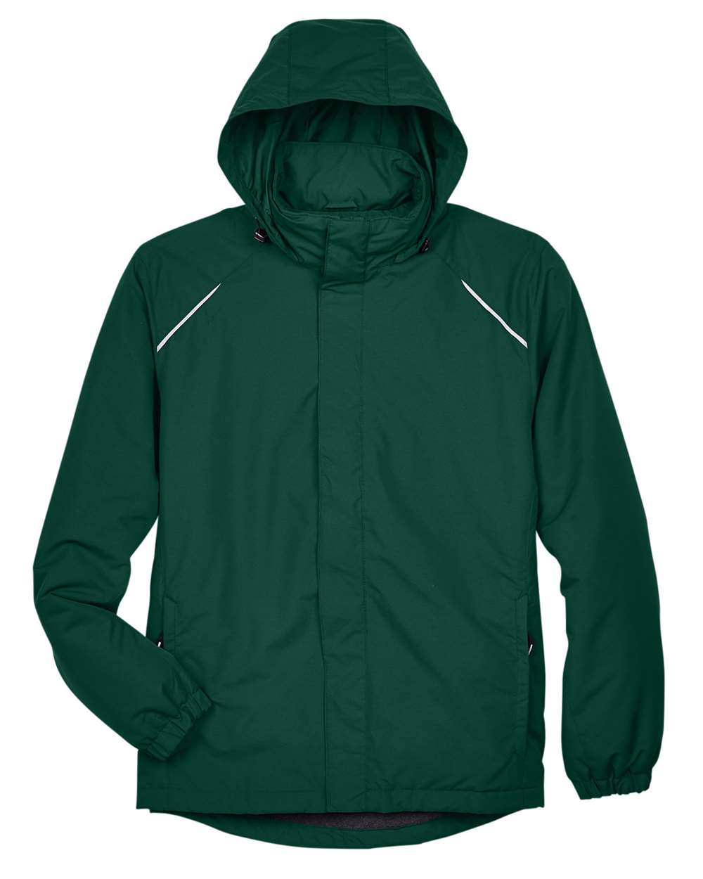 Front View of Forest Men's Profile Fleece-Lined All-Season Jacket - 88224