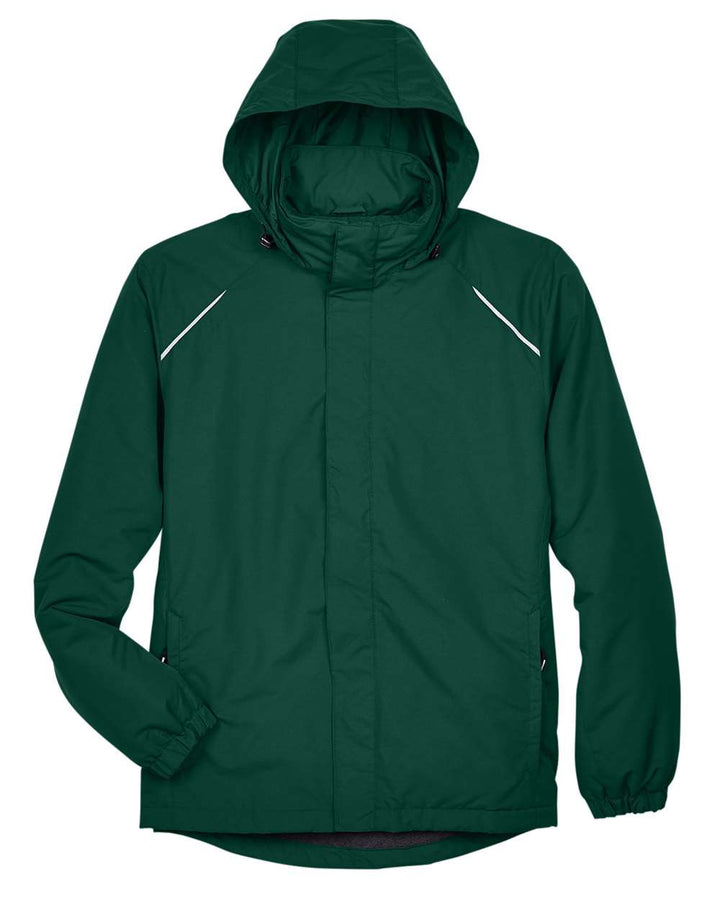 Front View of Forest Men's Profile Fleece-Lined All-Season Jacket - 88224