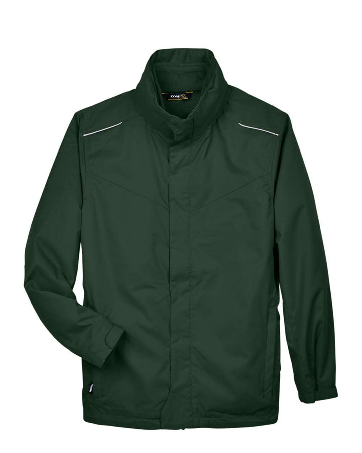 Front View of Forest Men's Region 3-in-1 Jacket with Fleece Liner - 88205