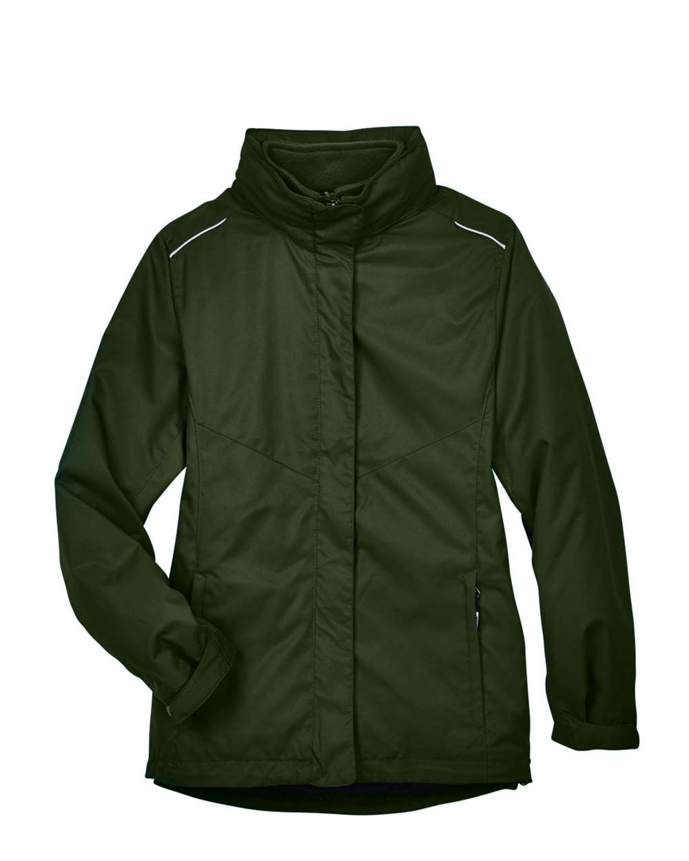 Front View of Forest Women's 3-in-1 Jacket with Fleece Liner - 78205