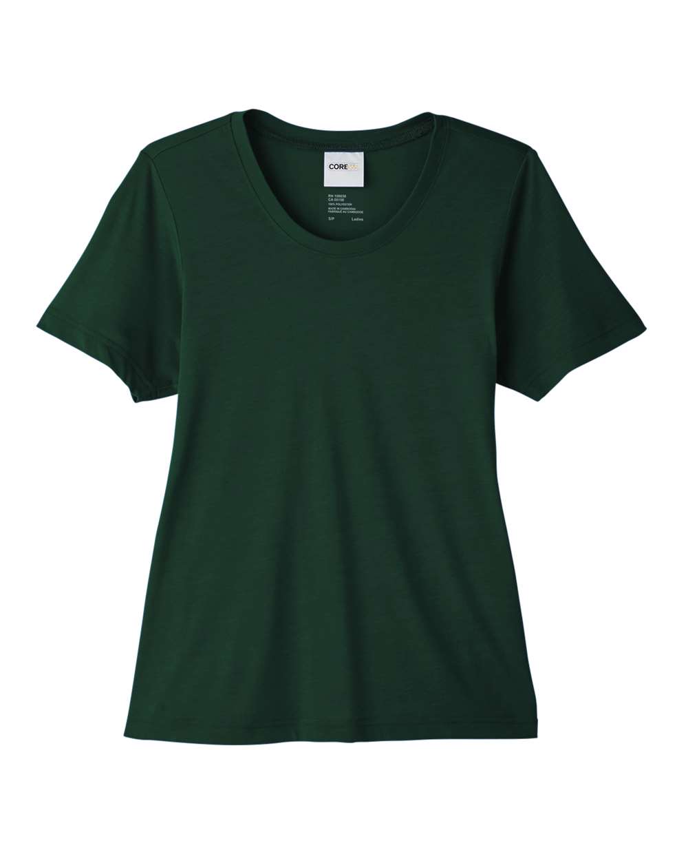 Front View of Forest Women's Fusion ChromaSoft™ Performance T-Shirt - CE111W