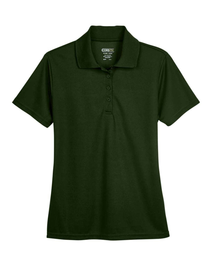Front View of Forest Women's Origin Performance Piqué Polo - 78181