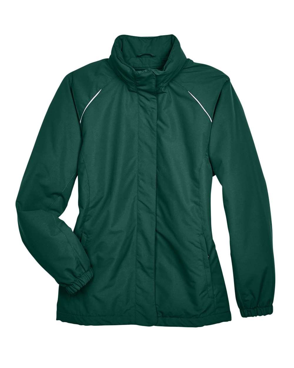 Front View of Forest Women's Profile Fleece-Lined All-Season Jacket - 78224