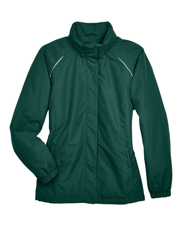 Front View of Forest Women's Profile Fleece-Lined All-Season Jacket - 78224