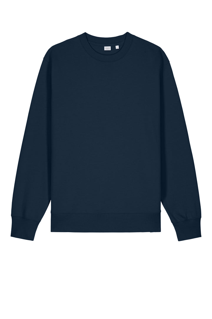 Front View of FrenchNavy Stanley/Stella Unisex Changer 2.0 Crewneck Sweatshirt SXU004