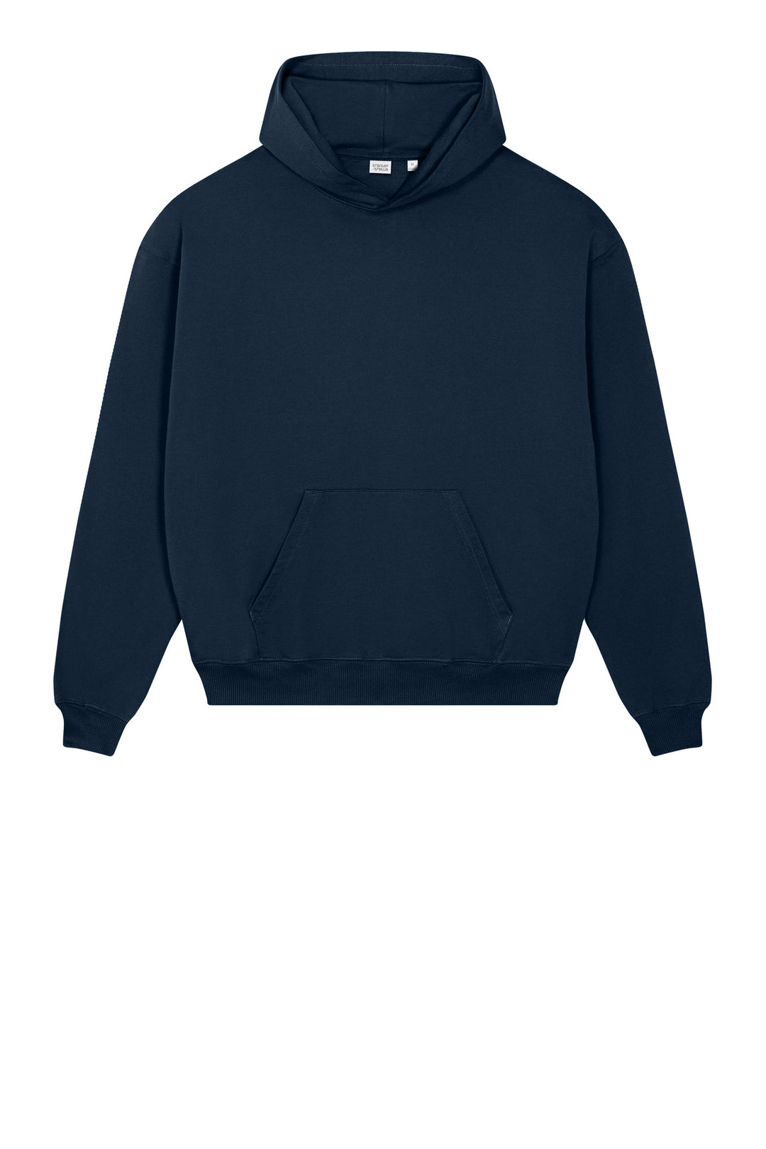 Front View of FrenchNavy Stanley/Stella Unisex Cooper Dry Hooded Sweatshirt SXU028