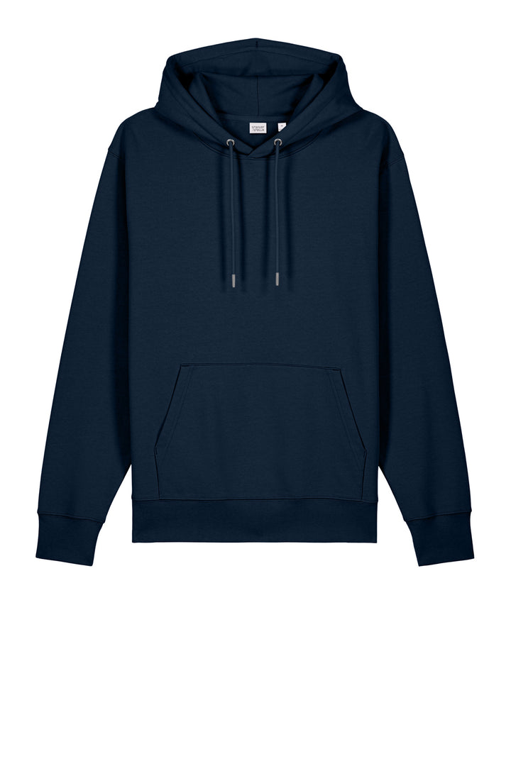 Front View of FrenchNavy Stanley/Stella Unisex Cruiser 2.0 Hooded Sweatshirt SXU003