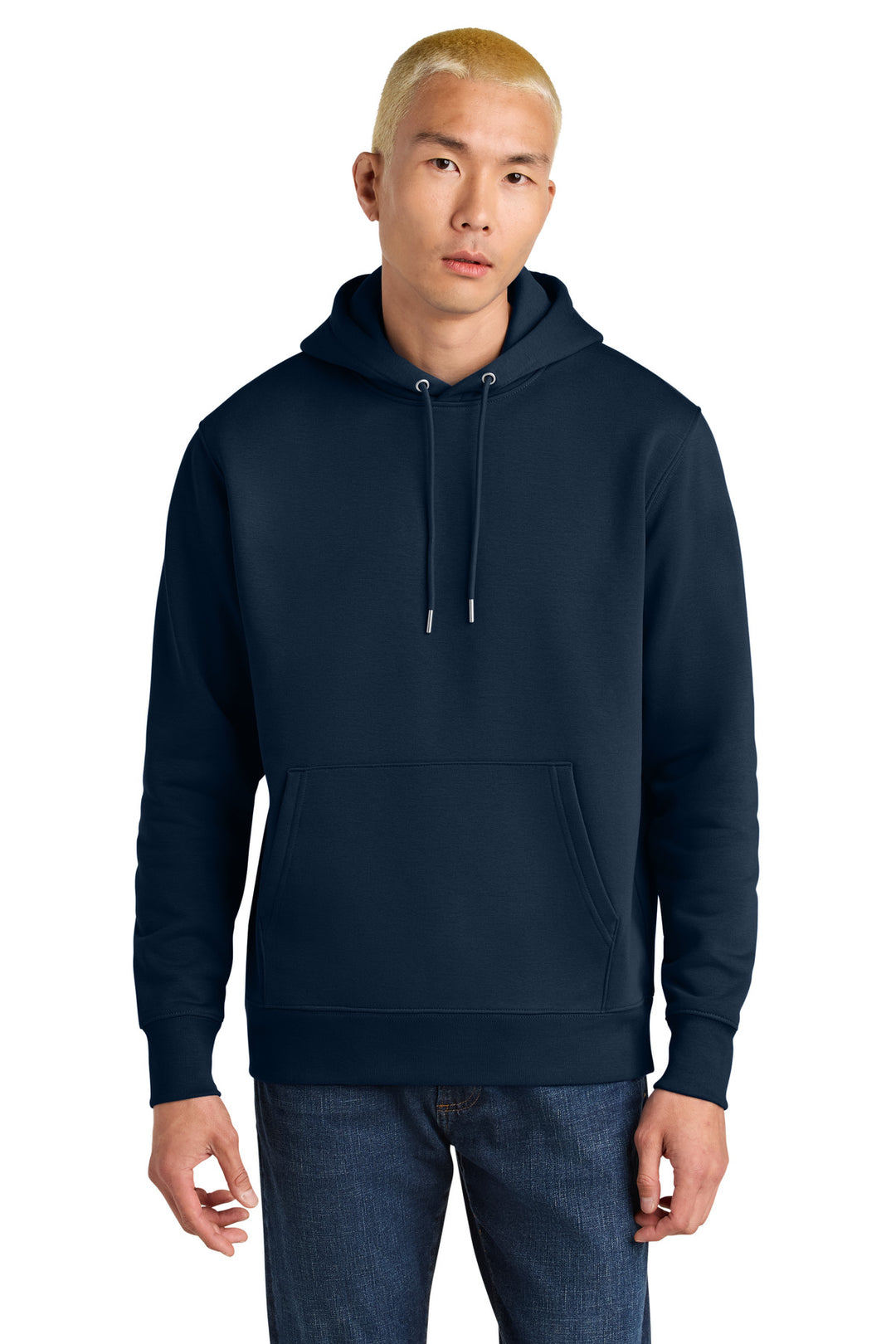 Front View of FrenchNavy Stanley/Stella Unisex Cruiser 2.0 Hooded Sweatshirt SXU003