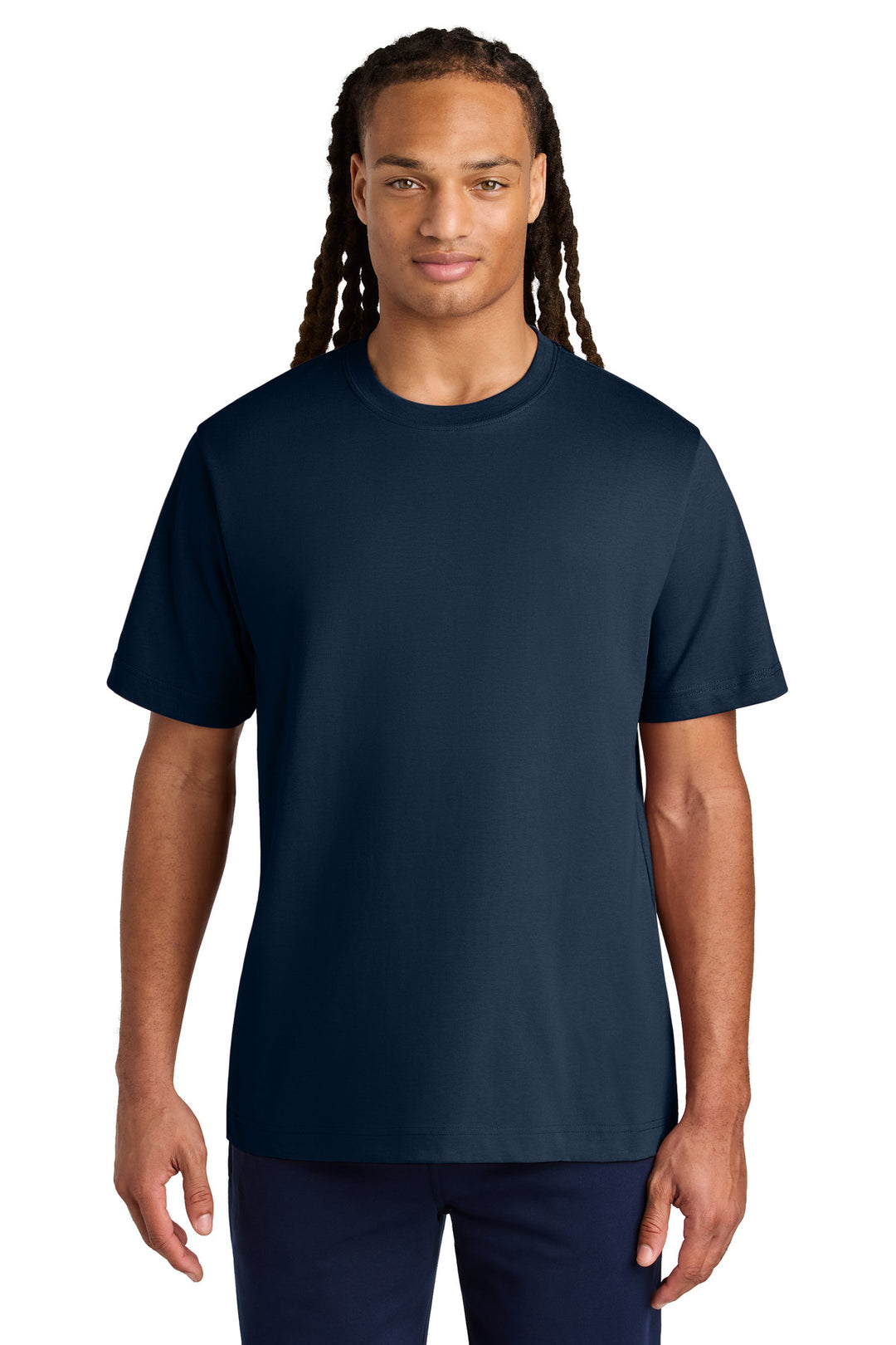 Front View of FrenchNavy Stanley/Stella Unisex Freestyler Heavyweight Tee SXU018