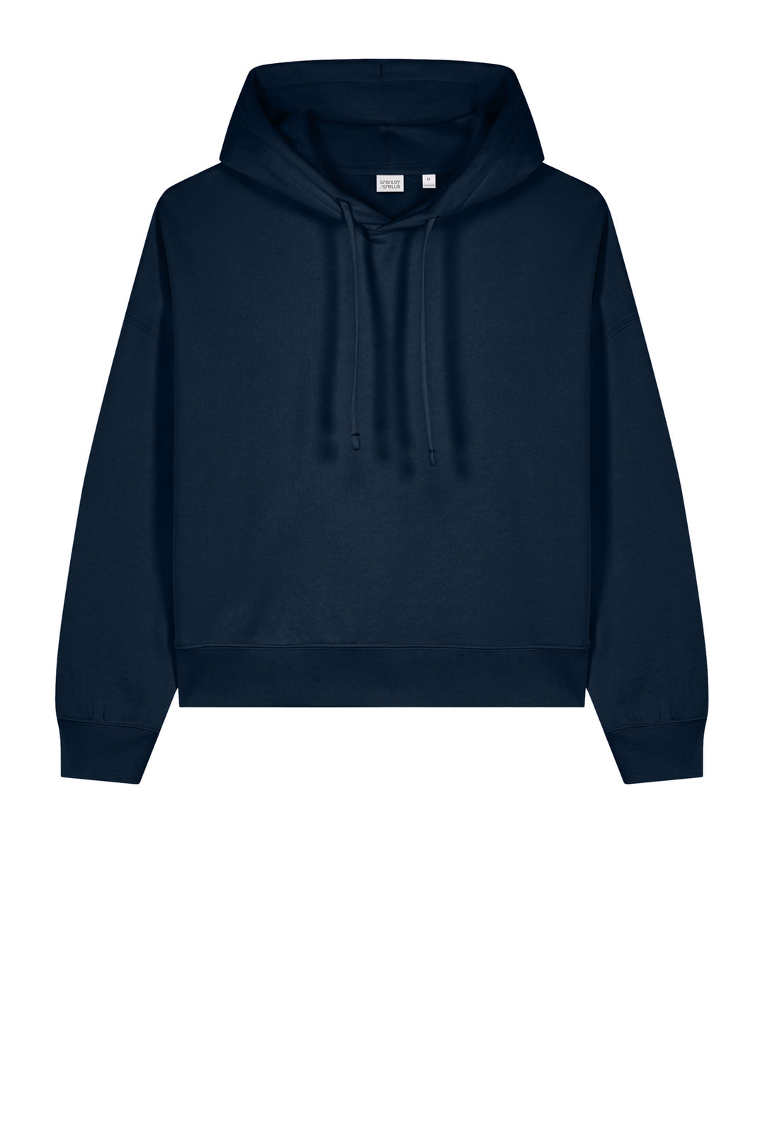 Front View of FrenchNavy Stanley/Stella Women's Stella Nora Hooded Sweatshirt SXW035