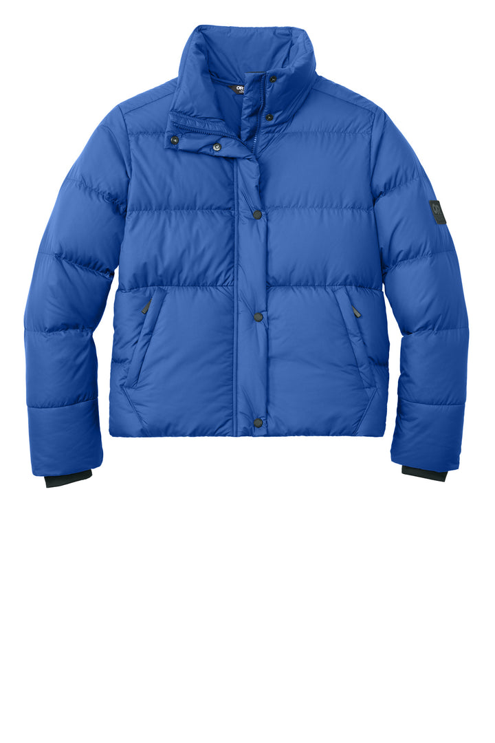Front View of GalaxyBlue LIMITED EDITION Outdoor Research Women's Coldsnap Down Jacket OR322225