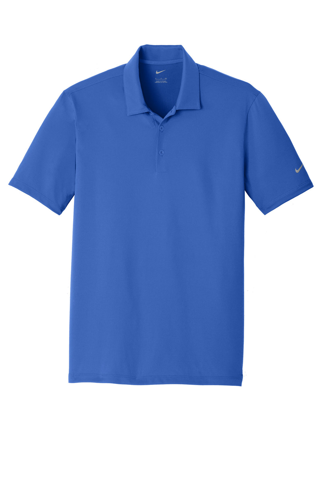 Front View of Game Royal Nike Dri-FIT Legacy Polo. 883681