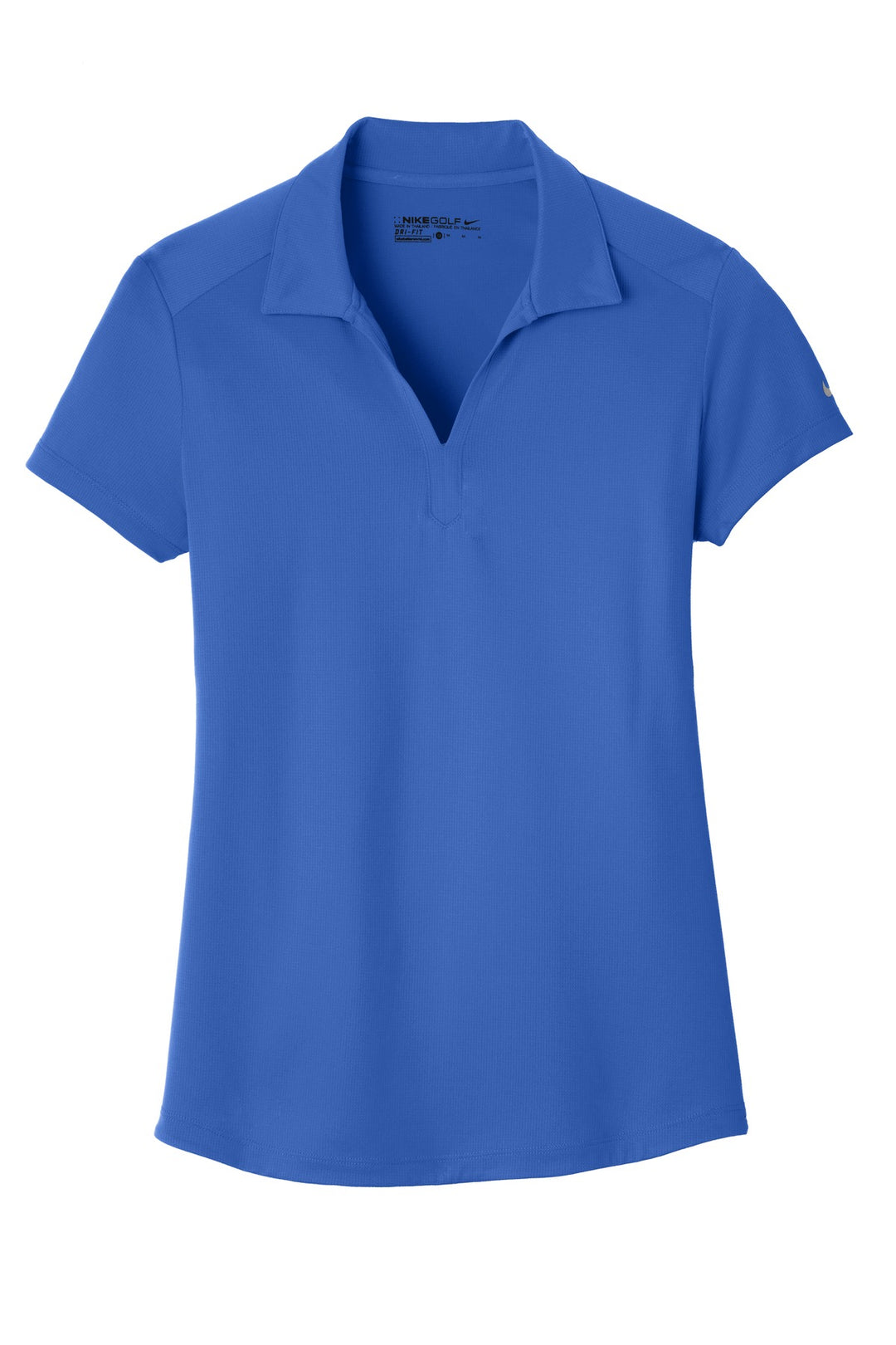 Front View of Game Royal Nike Women's Dri-FIT Legacy Polo. 838957