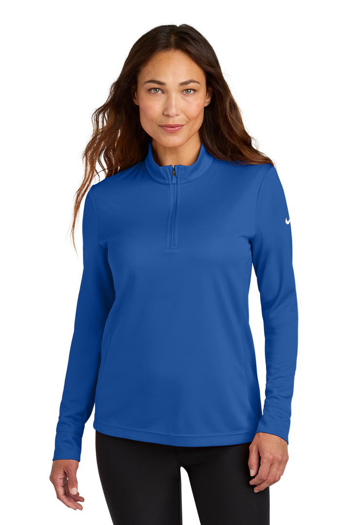 Front View of GameRoyal Nike Women's Essential 1/2-Zip Cover-Up NKHM7969