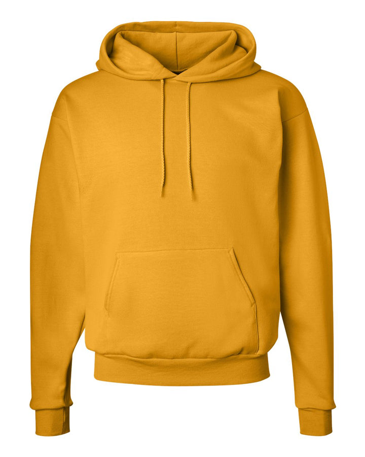 Front View of Gold Ecosmart® Hooded Sweatshirt - P170