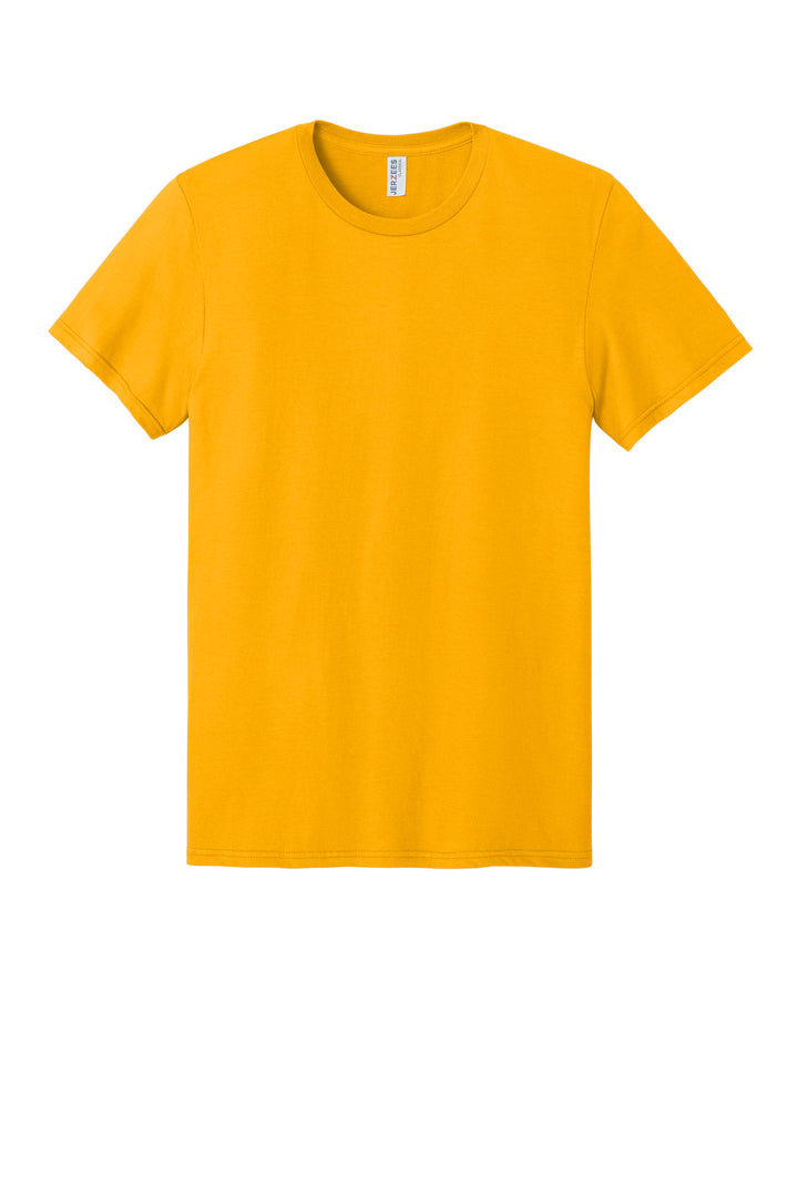 Front View of Gold Jerzees Classics Unisex Cotton T-Shirt 363M