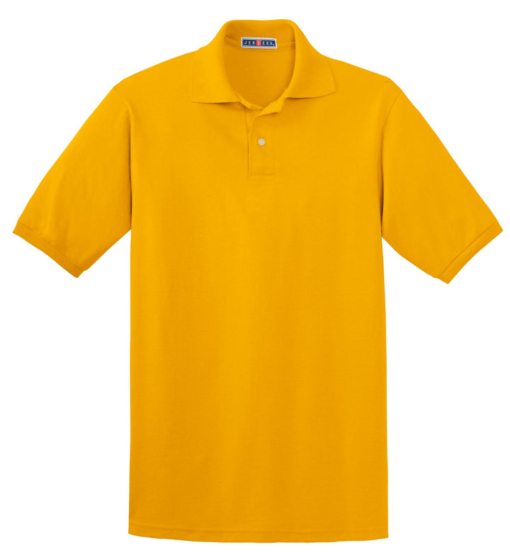 Front View of GOLD Jerzees Dri-Power Sport Shirt. 437M