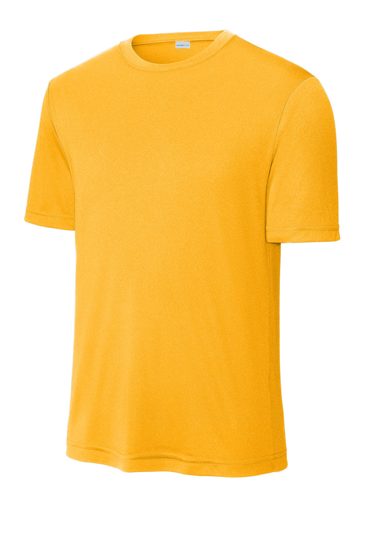 Front View of Gold Sport-Tek PosiCharge Competitor Tee. ST350