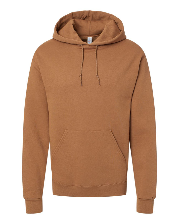 Front View of Golden Pecan NuBlend® Hooded Sweatshirt - 996MR