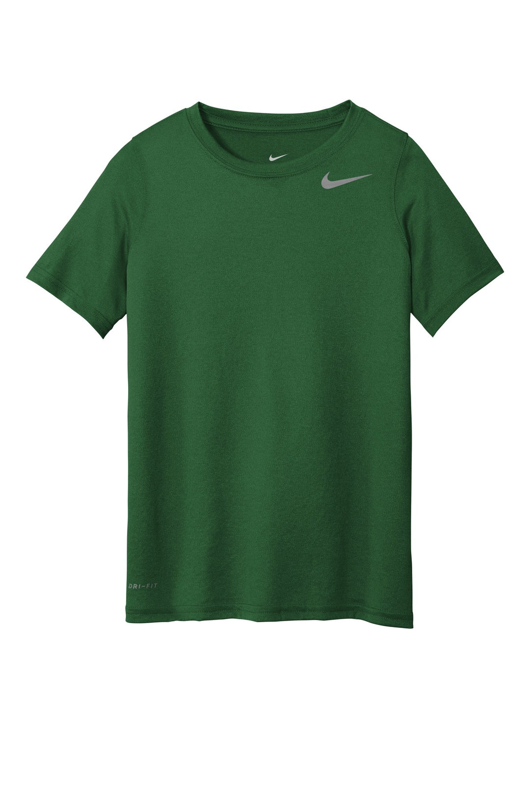 Front View of Gorge Green Nike Youth Legend Tee 840178