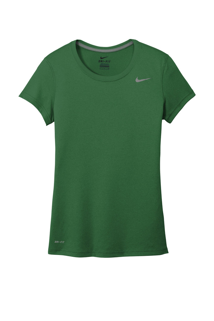 Front View of GorgeGreen Nike Women's Team rLegend Tee DV7312