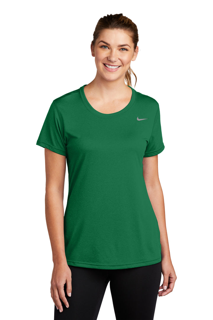 Front View of GorgeGreen Nike Women's Team rLegend Tee DV7312