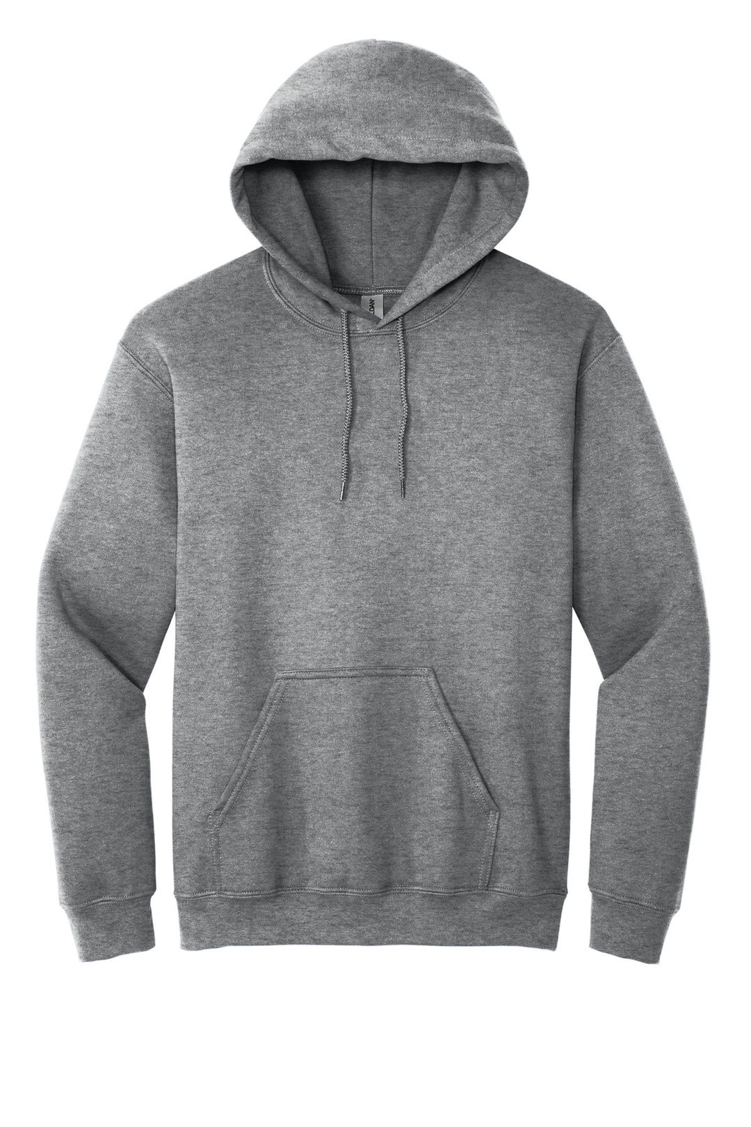 Front View of GphHeather Gildan - Heavy Blend Hooded Sweatshirt. 18500
