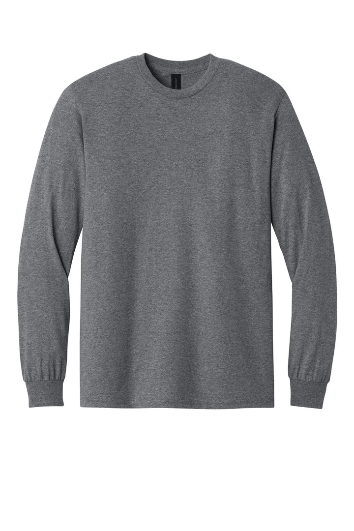 Front View of GphHeather Gildan - Heavy Cotton 100% Cotton Long Sleeve T-Shirt. 5400