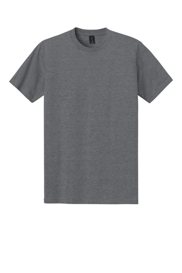 Front View of GphHeather Gildan Softstyle Midweight Tee 65000