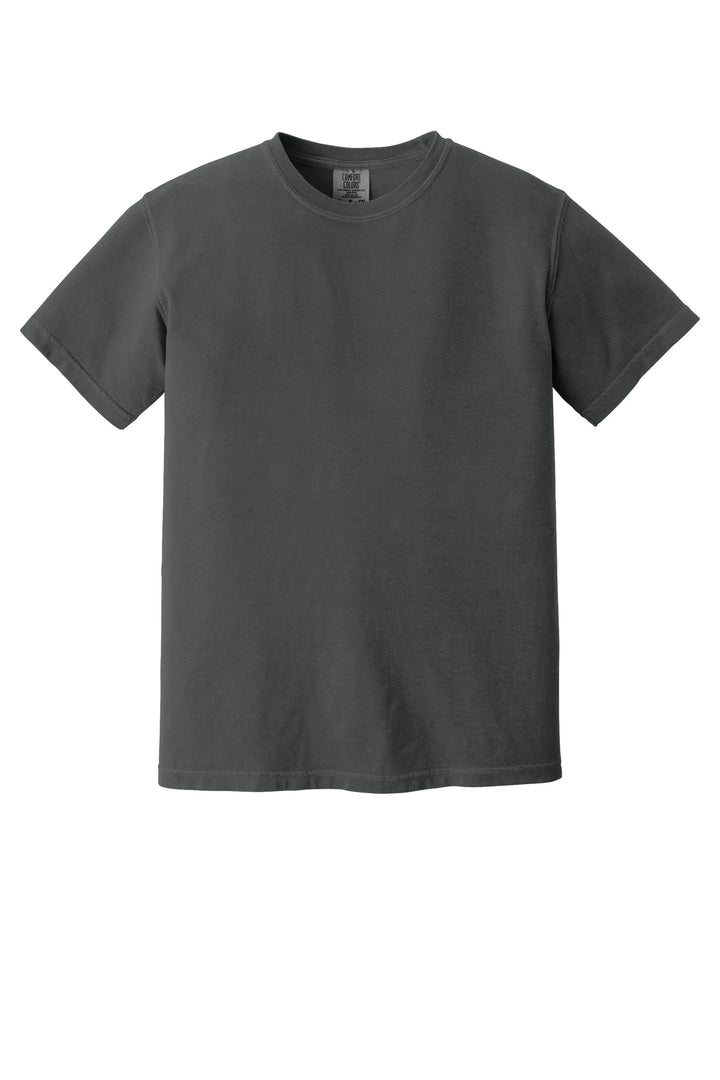 Front View of Graphite COMFORT COLORS Heavyweight Ring Spun Tee. 1717