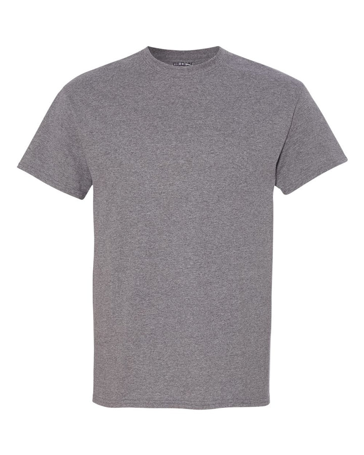 Front View of Graphite Heather DryBlend® T-Shirt - 8000