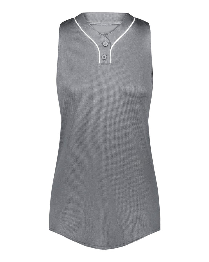 Front View of Graphite/ White Women's Cutter Jersey - 6913