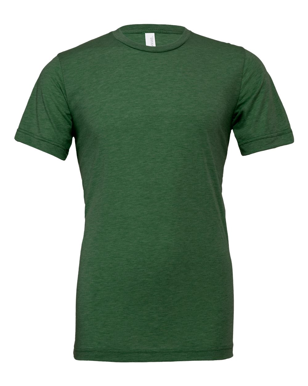 Front View of Grass Green Triblend Triblend Tee - 3413