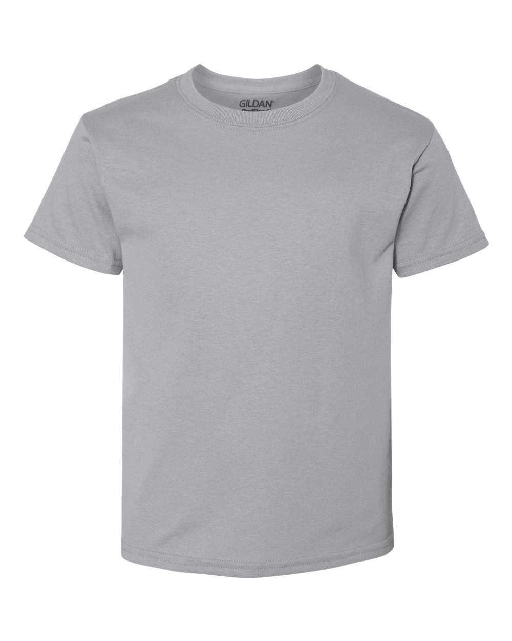 Front View of Gravel DryBlend® Youth T-Shirt - 8000B