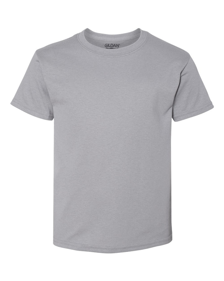 Front View of Gravel DryBlend® Youth T-Shirt - 8000B
